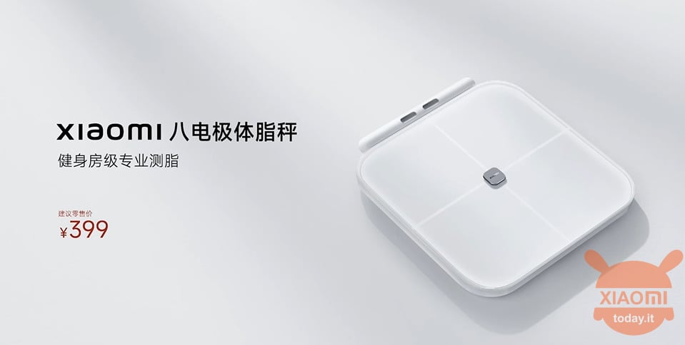 Balance de graisse corporelle à huit électrodes Xiaomi