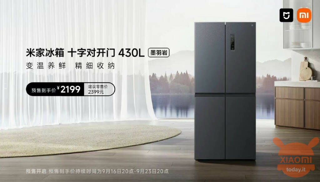 Frigorífico Cruzado Xiaomi Mijia 430L