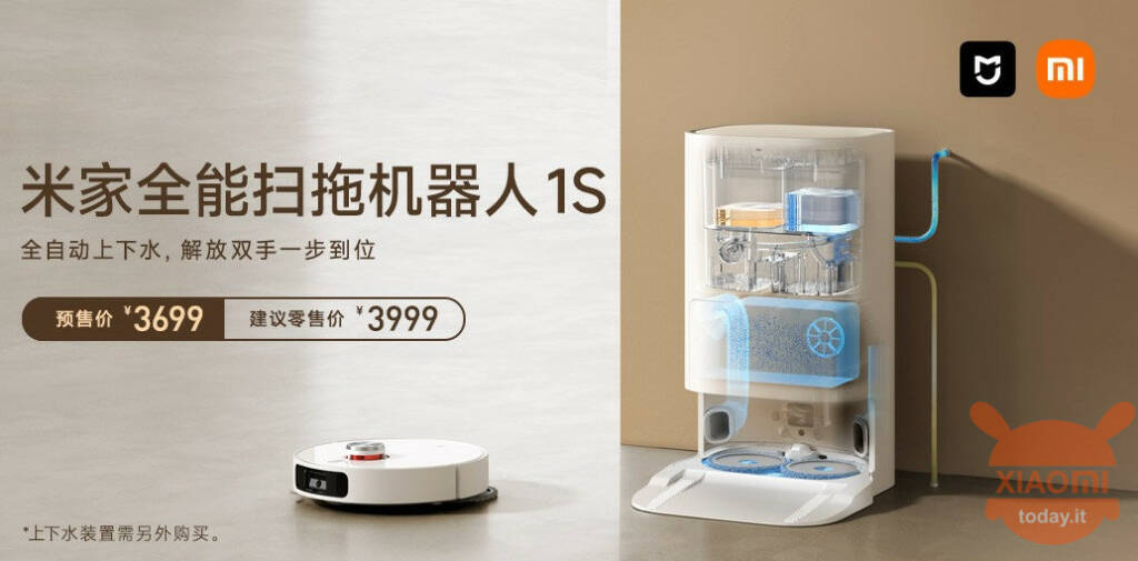 Xiaomi Mijia sop- och mopprobot 1S