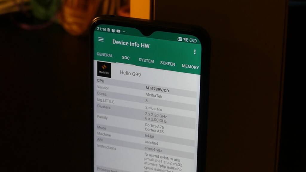 Xiaomi POCO M5 HW info