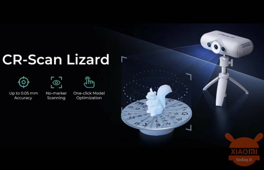 Creality 3D-scanner zoals de CR-Scan Lizard 3D Premium Comb