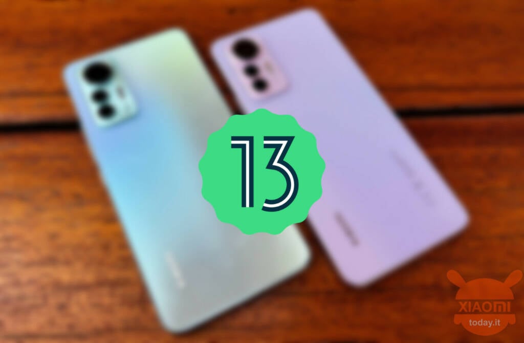 xiaomi 12 lite-update naar Android 13