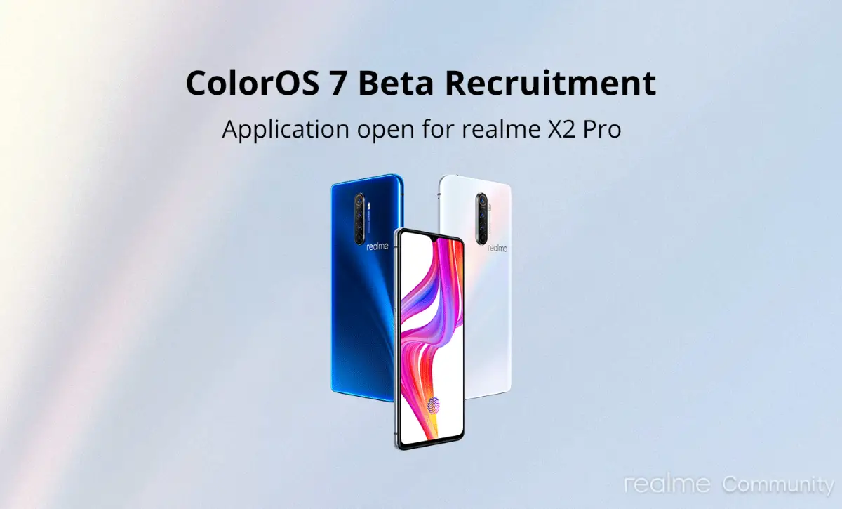 ColorOS 7 Beta Rekrutierung