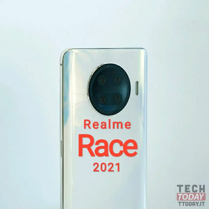 realme race bak design