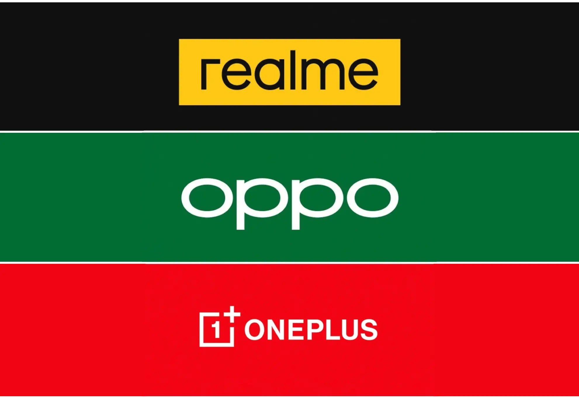 OPPO, Realme and OnePlus