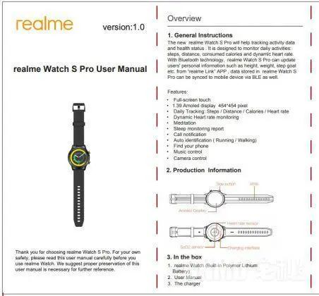 Realme Watch S Pro