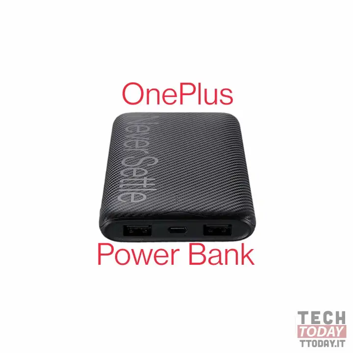 oneplus powerbank met 10000 mAh en 18w laadvermogen