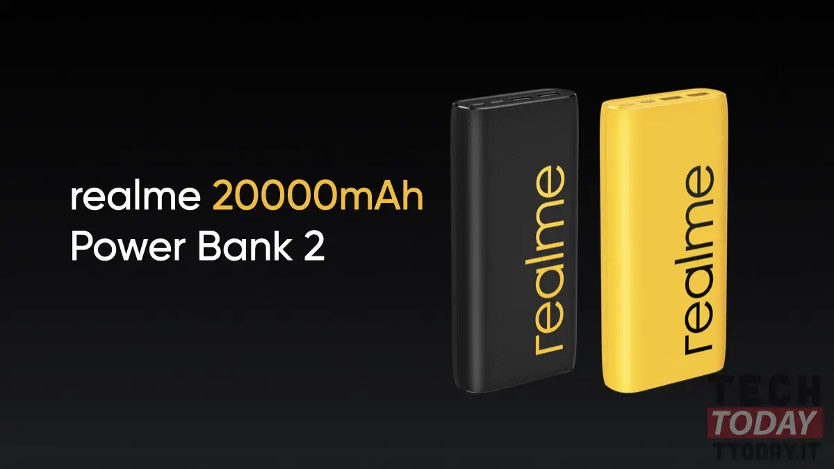 Realme Power Bank 20000 2mAh Штатив для селфи Realme