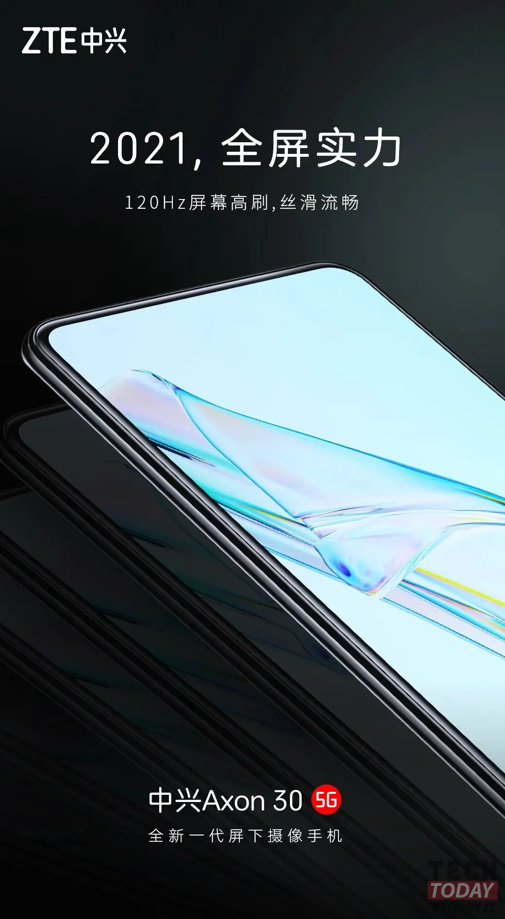 ZTE Axon 30 5G : la marque nous montre comment se compose la caméra sous l'écran