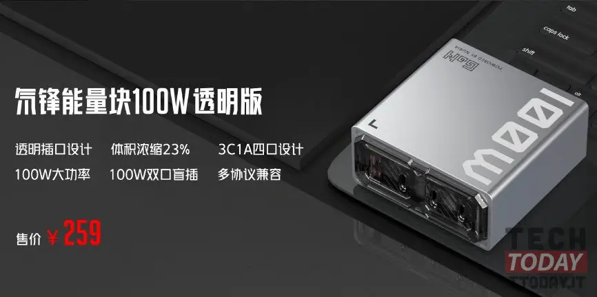 Bộ sạc Red Magic GaN 100W