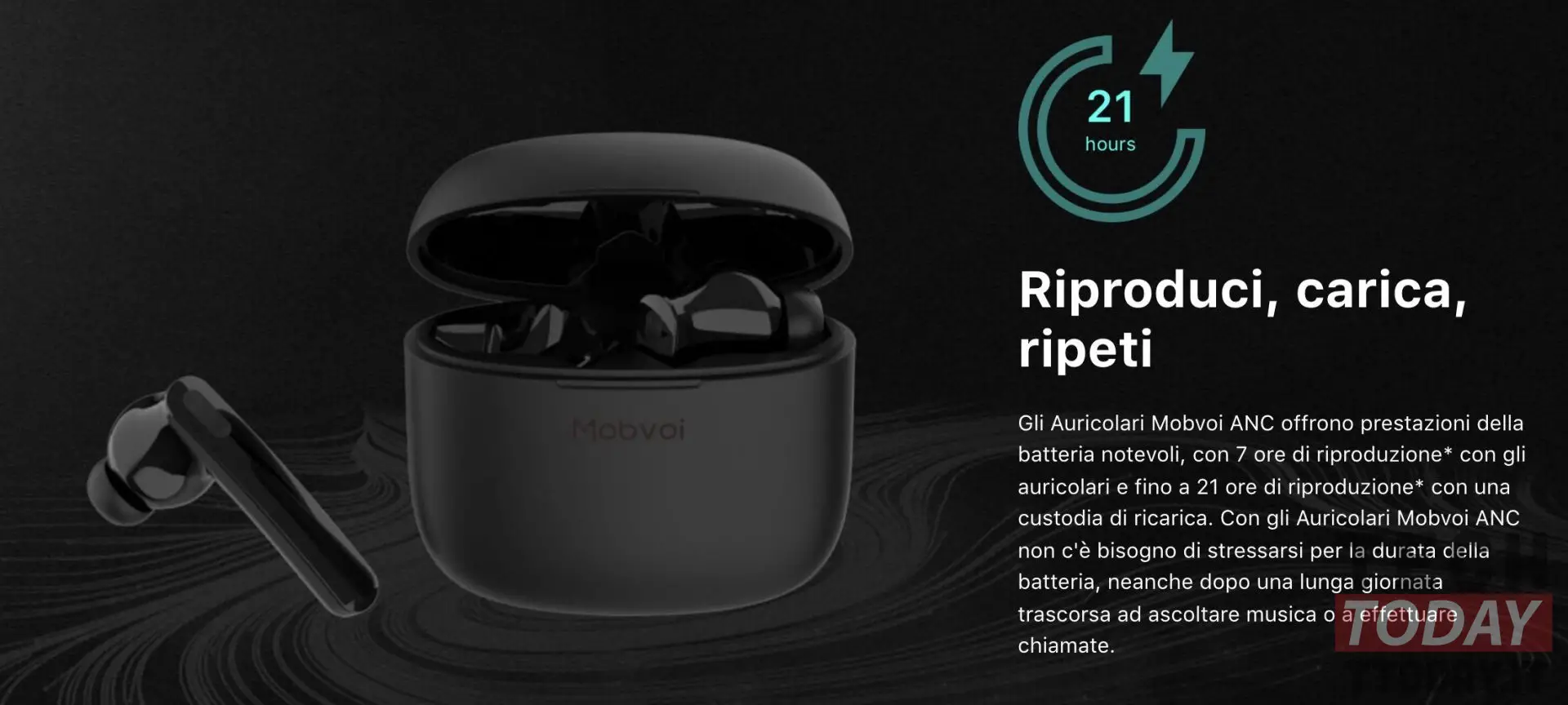 mobvoi earbuds anc ufficiali: specifiche, prezzo italia