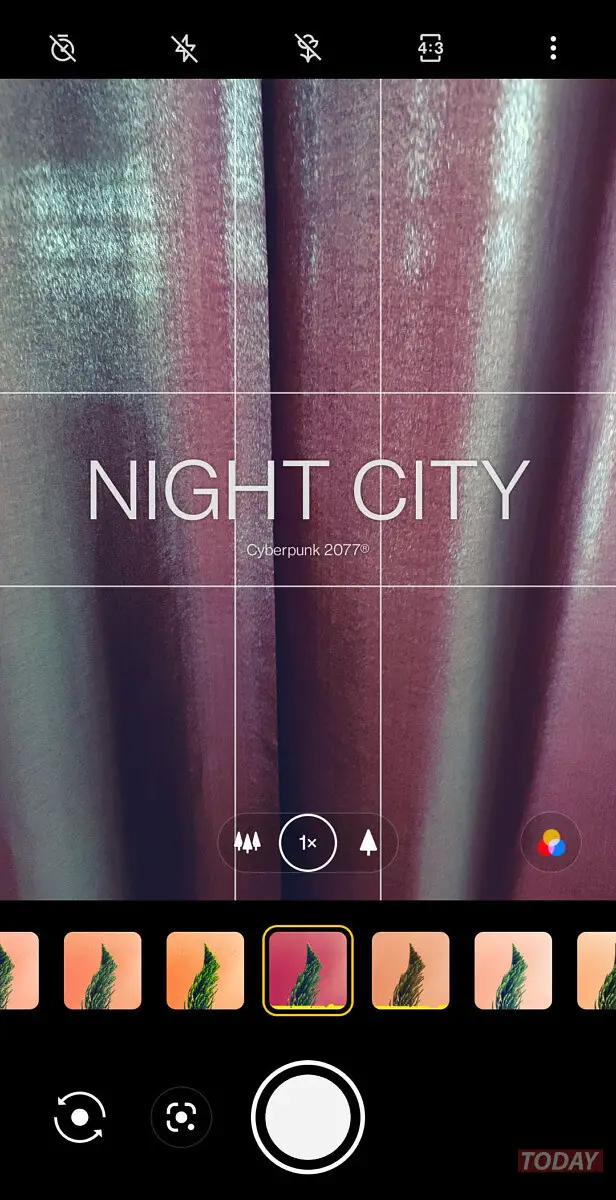 oneplus menu nascosto filtri cyberpunk edition