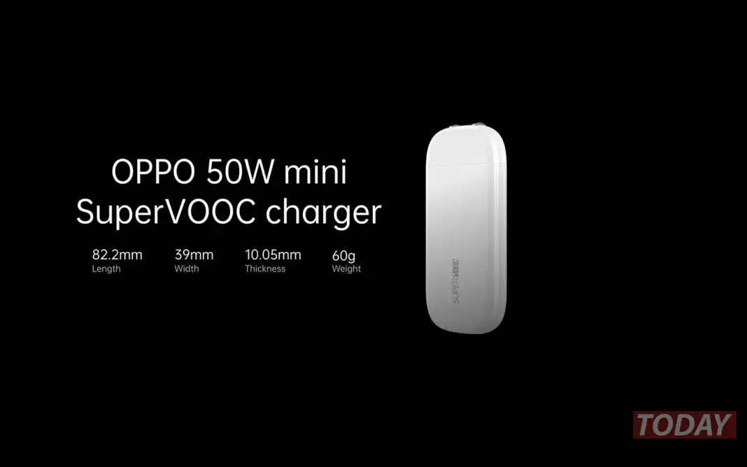 oppo 50w mini supervooc зарядное устройство