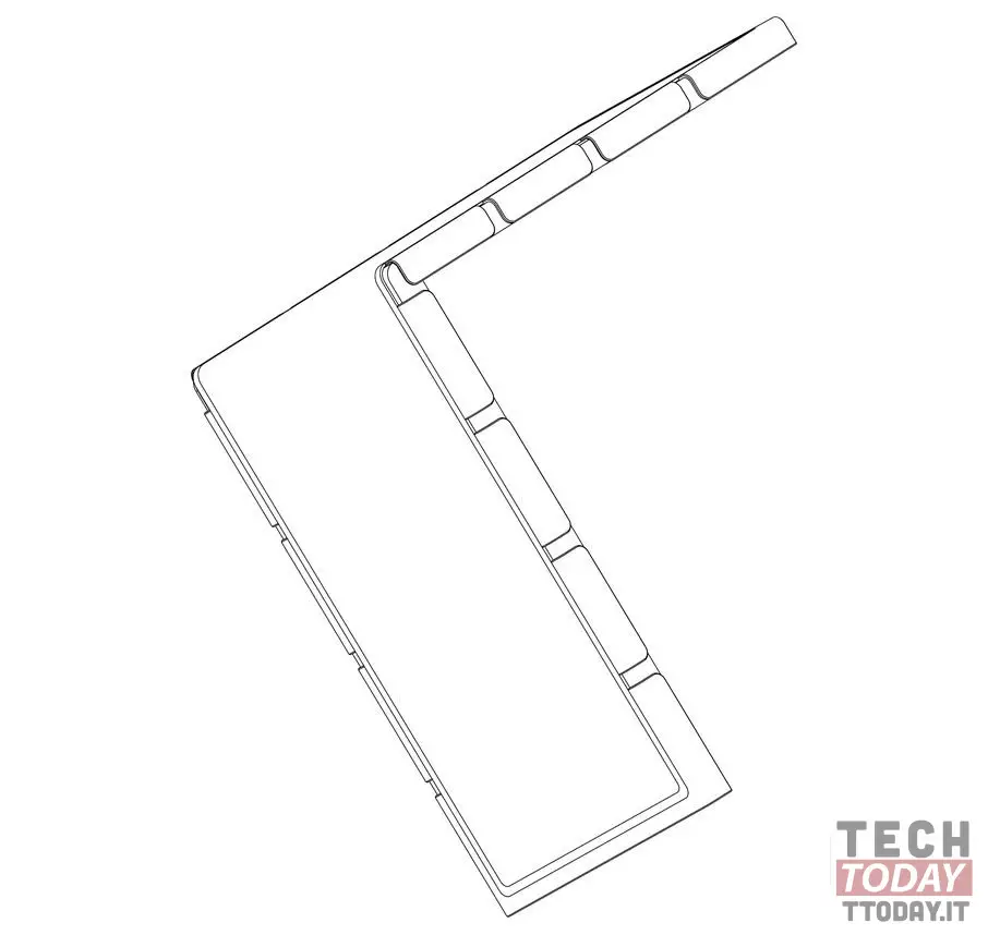 Oppo osa con smartphone che si piegano più volte