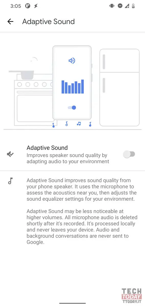 suara adaptif google pixel 5