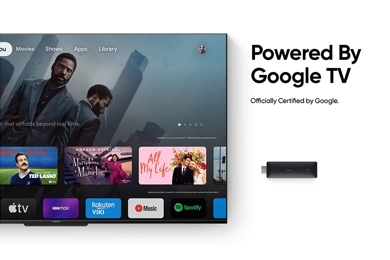 Realme TV Stick 4k는 Google 크롬캐스트의 대안이 될 것입니다.