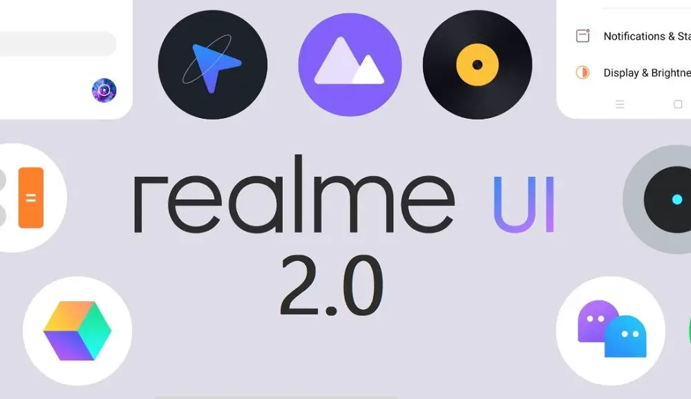 Realme interfejs użytkownika 2.0