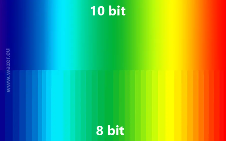 Монитор количество цветов. Глубина цвета 10 бит. 8 Бит и 10 бит. 8 Бит цвет и 10 бит. Глубина цвета 8 бит и 10 бит.