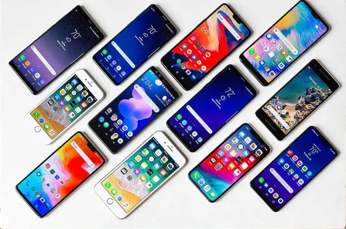 expéditions de smartphones