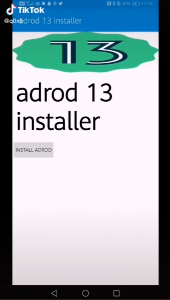 android 13 installer finto