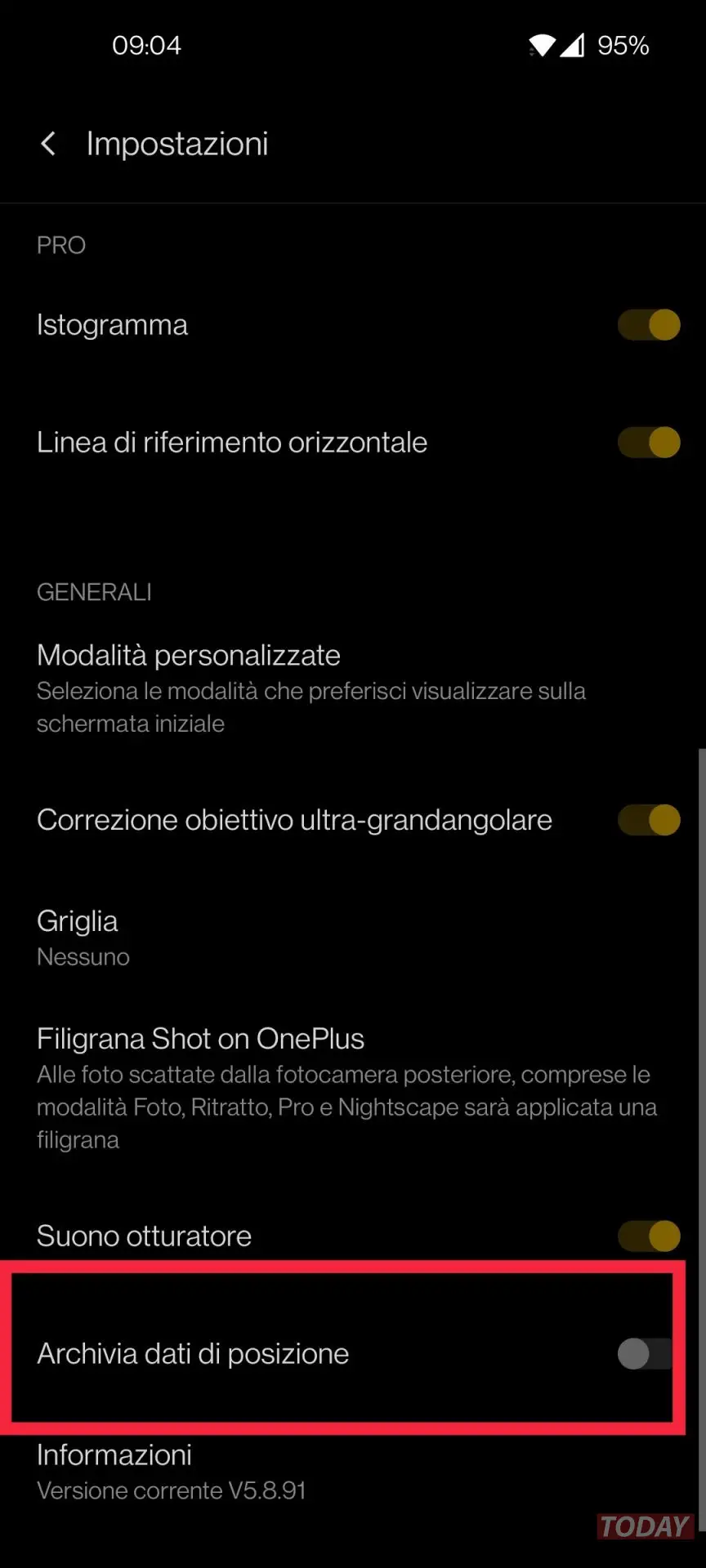 Come cancellare i dati GPS dalle foto su Android