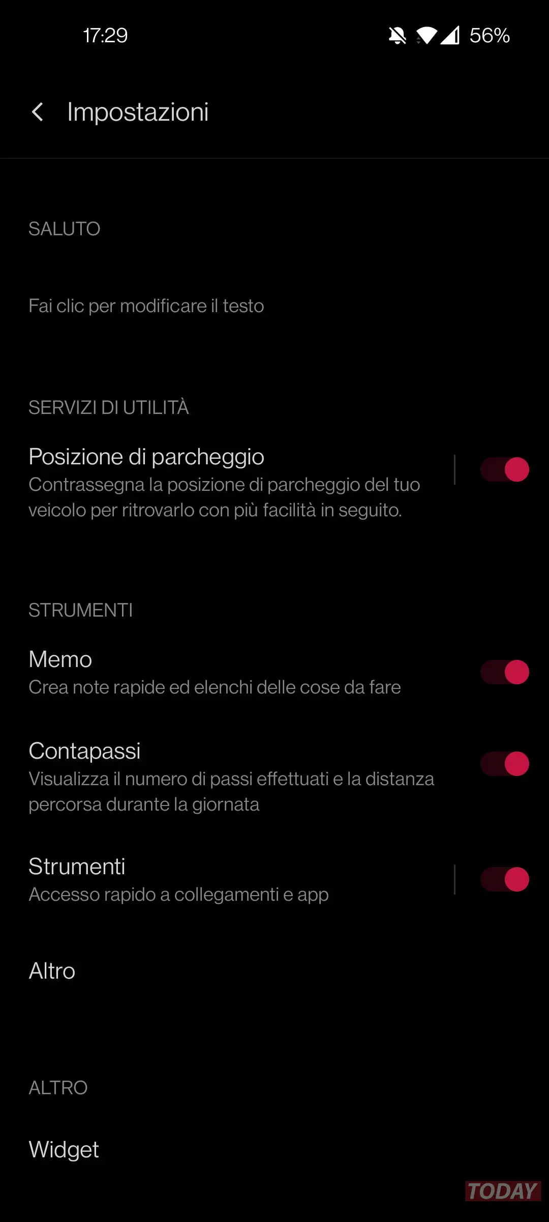 Come impostare e personalizzare Shelf su OnePlus