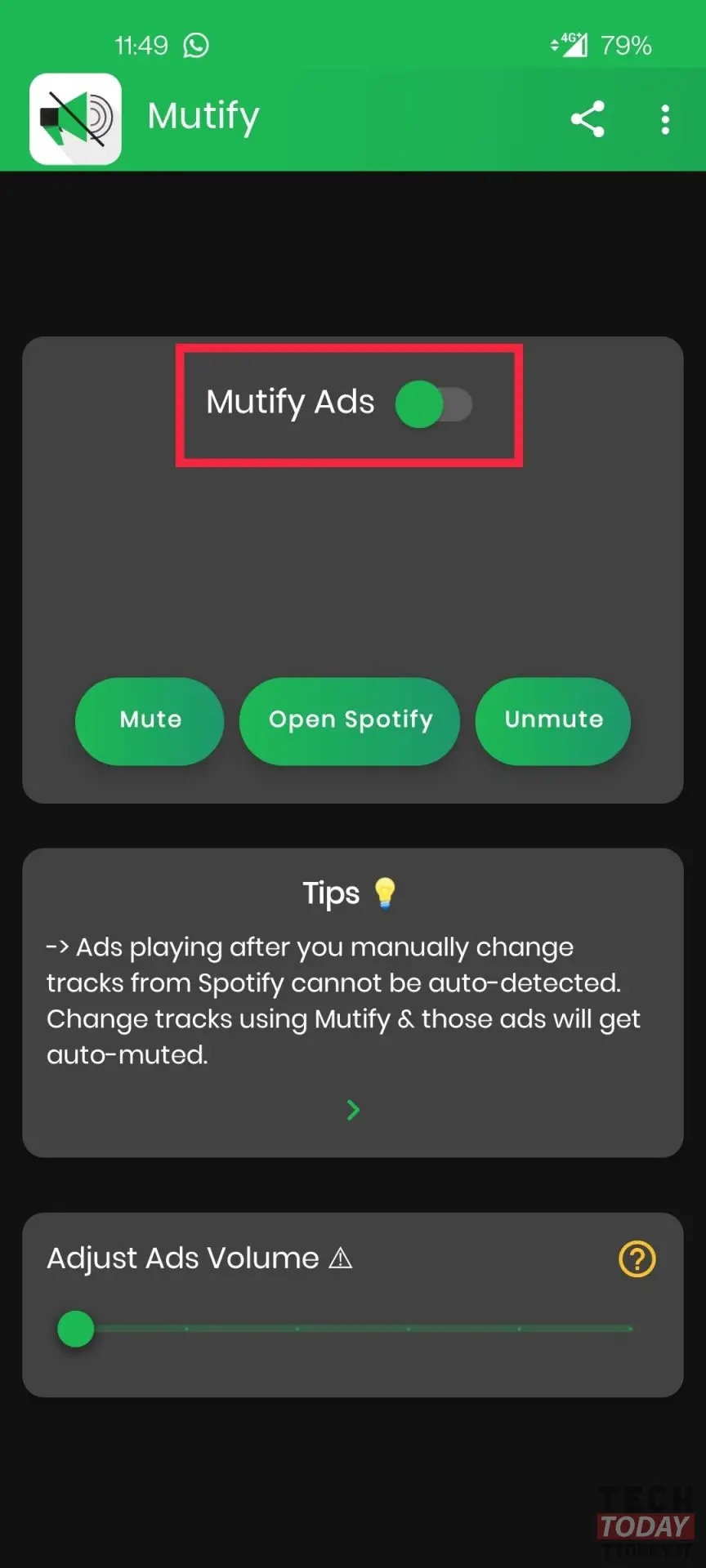 come silenziare le pubblicità su spotify