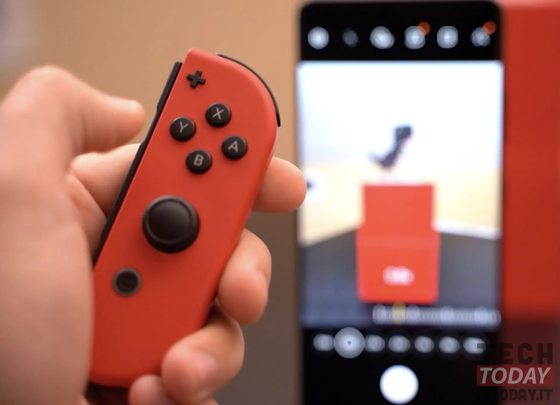 como usar nintendo switch joy-con como obturador de câmera android