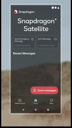 connexion satellite android qualcomm