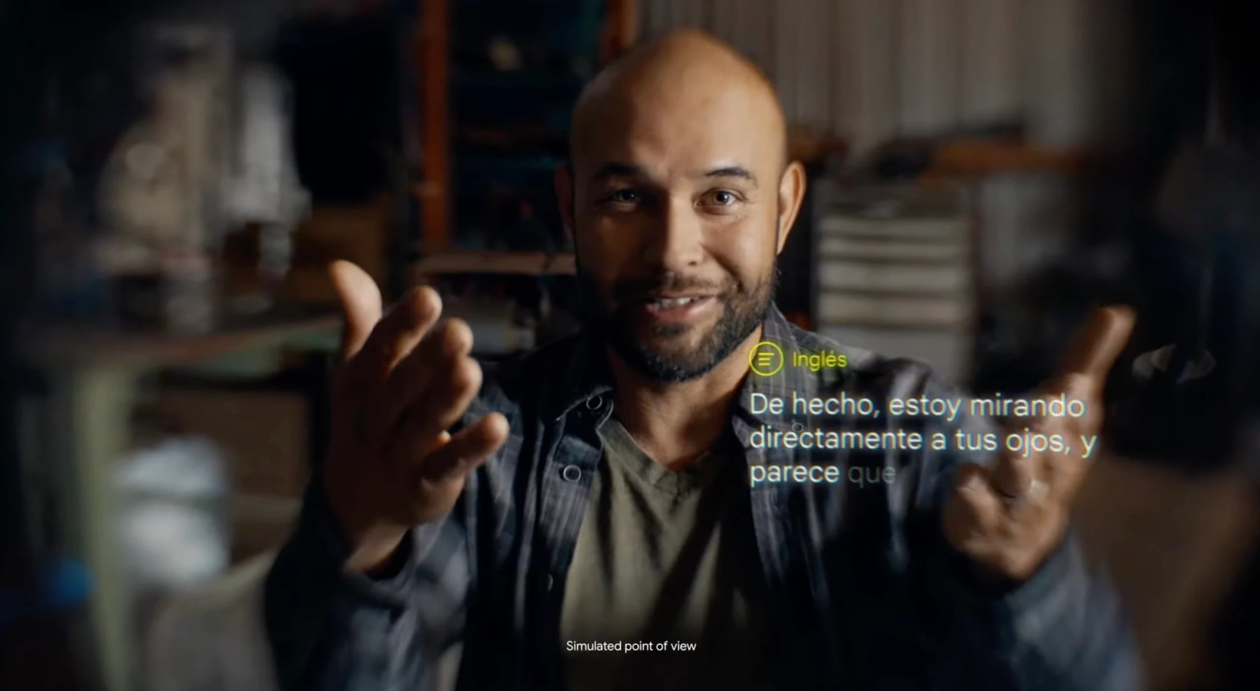 google glass with real time subtitles