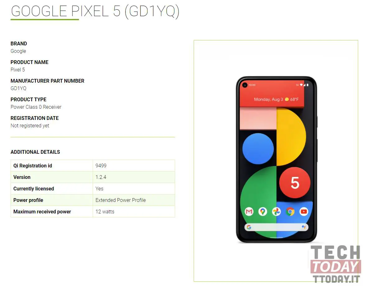 chargement sans fil google pixel 5