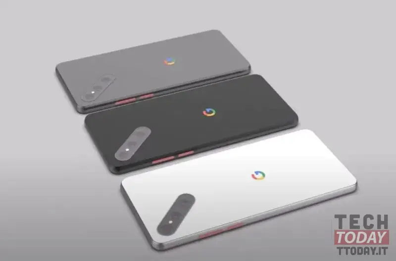 tre colorazioni di google pixel 6