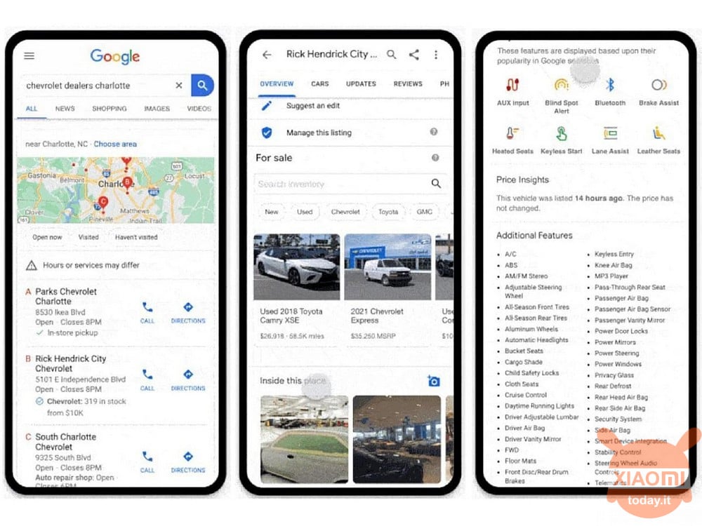 google helpt ons met autoprijzen