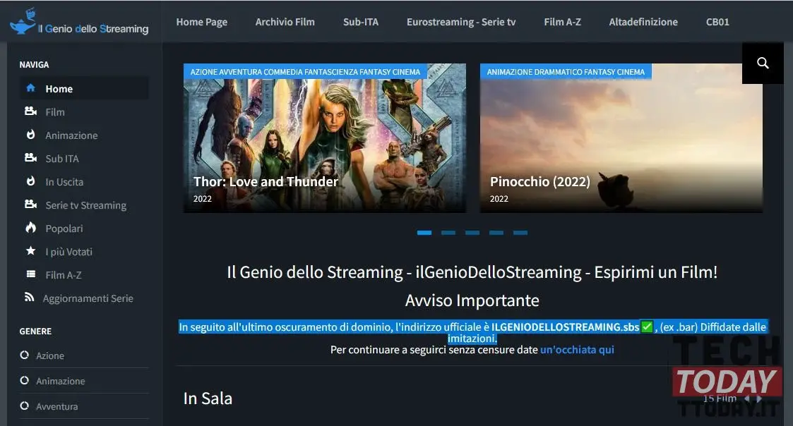 le génie du streaming ne fonctionne pas