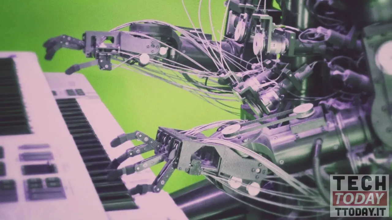 intelligenza artificiale suona pianoforte