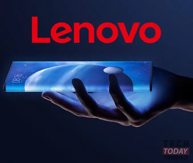 patent de telèfon intel·ligent de Lenovo com mi mix alpha