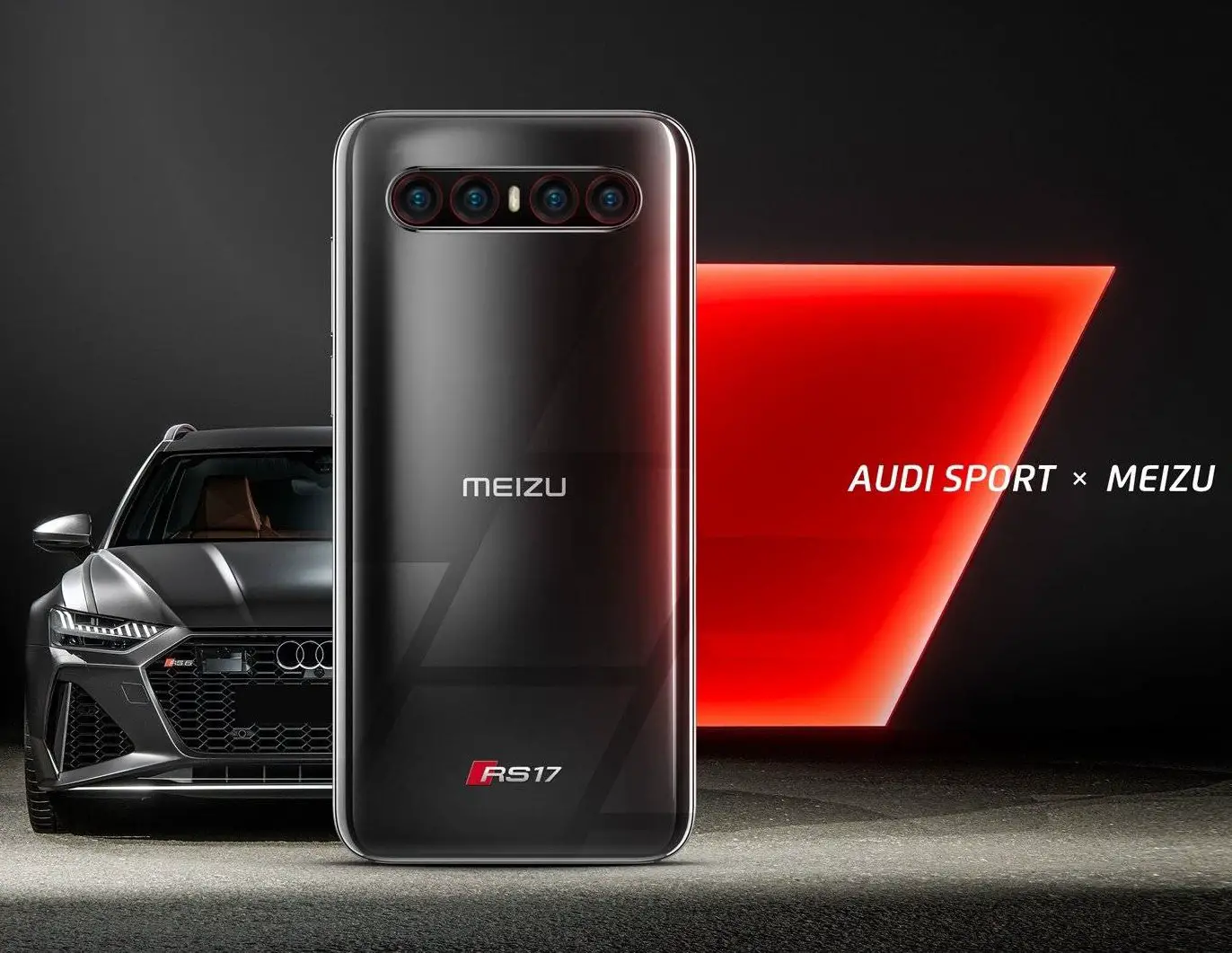 Meizu 17 en Audi RS6: 'n pasgemaakte weergawe kom ook