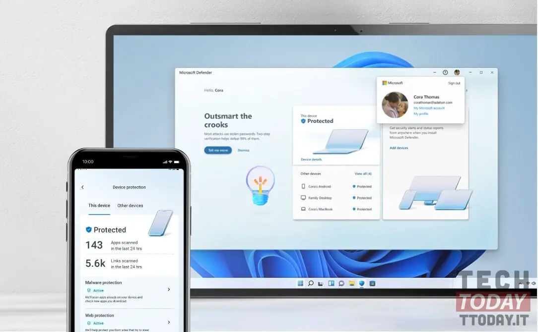 microsoft defender anche per android