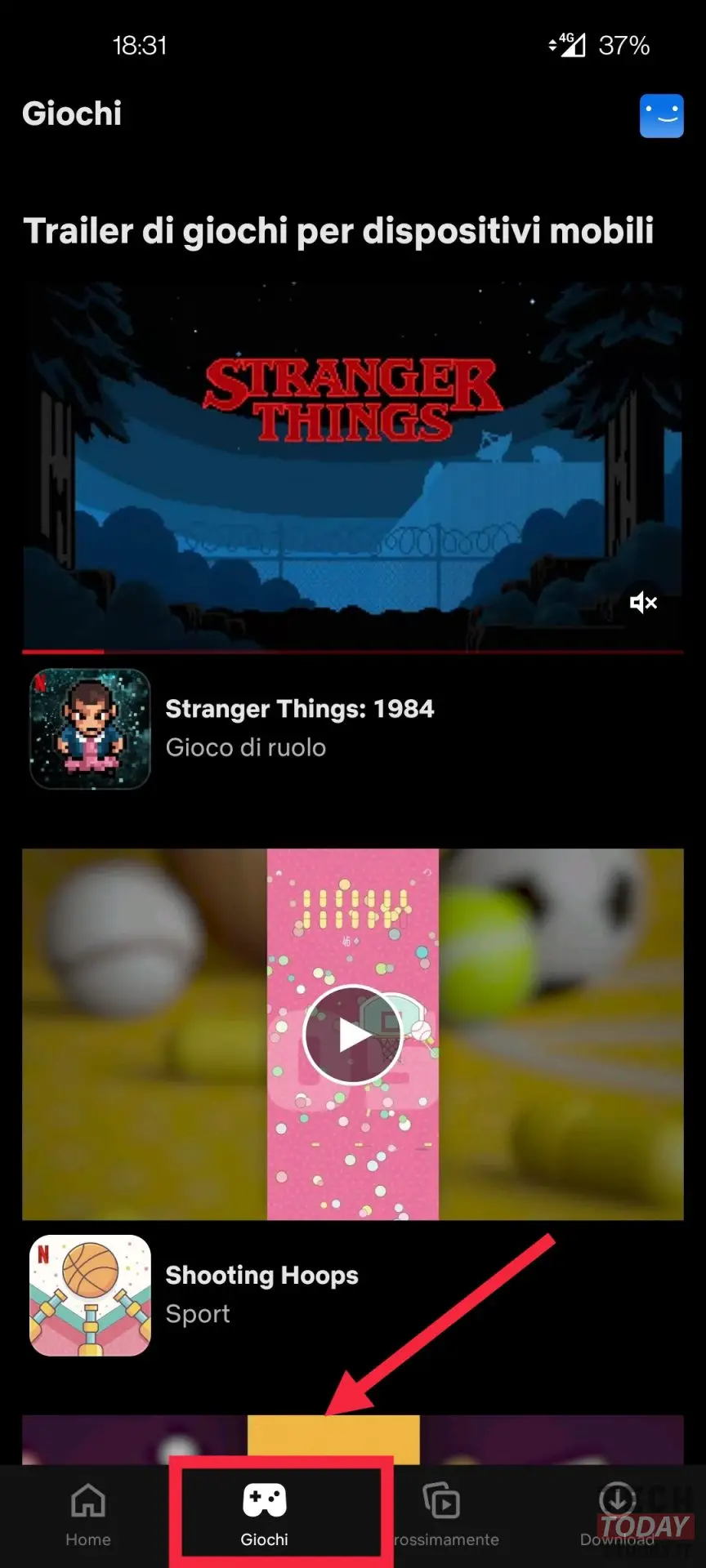 netflix lancia android giochi in italia