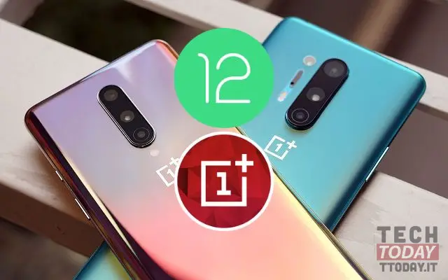 oneplus 8-reeks opdaterings vir oxygenos 12 en Android 12