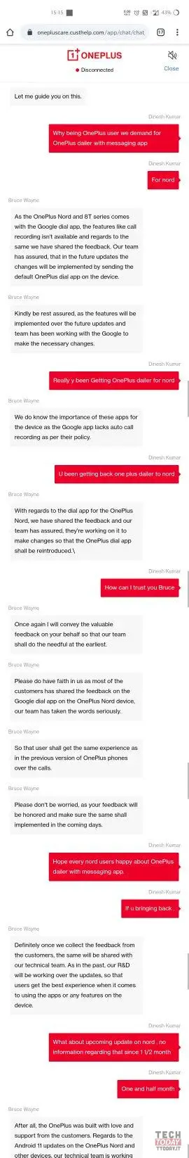 OnePlus could replace Google's Phone and Messages apps with its own