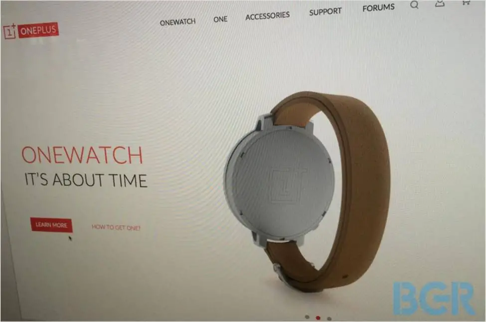 oneplus Smartwatch-Zertifizierung echtes Bild