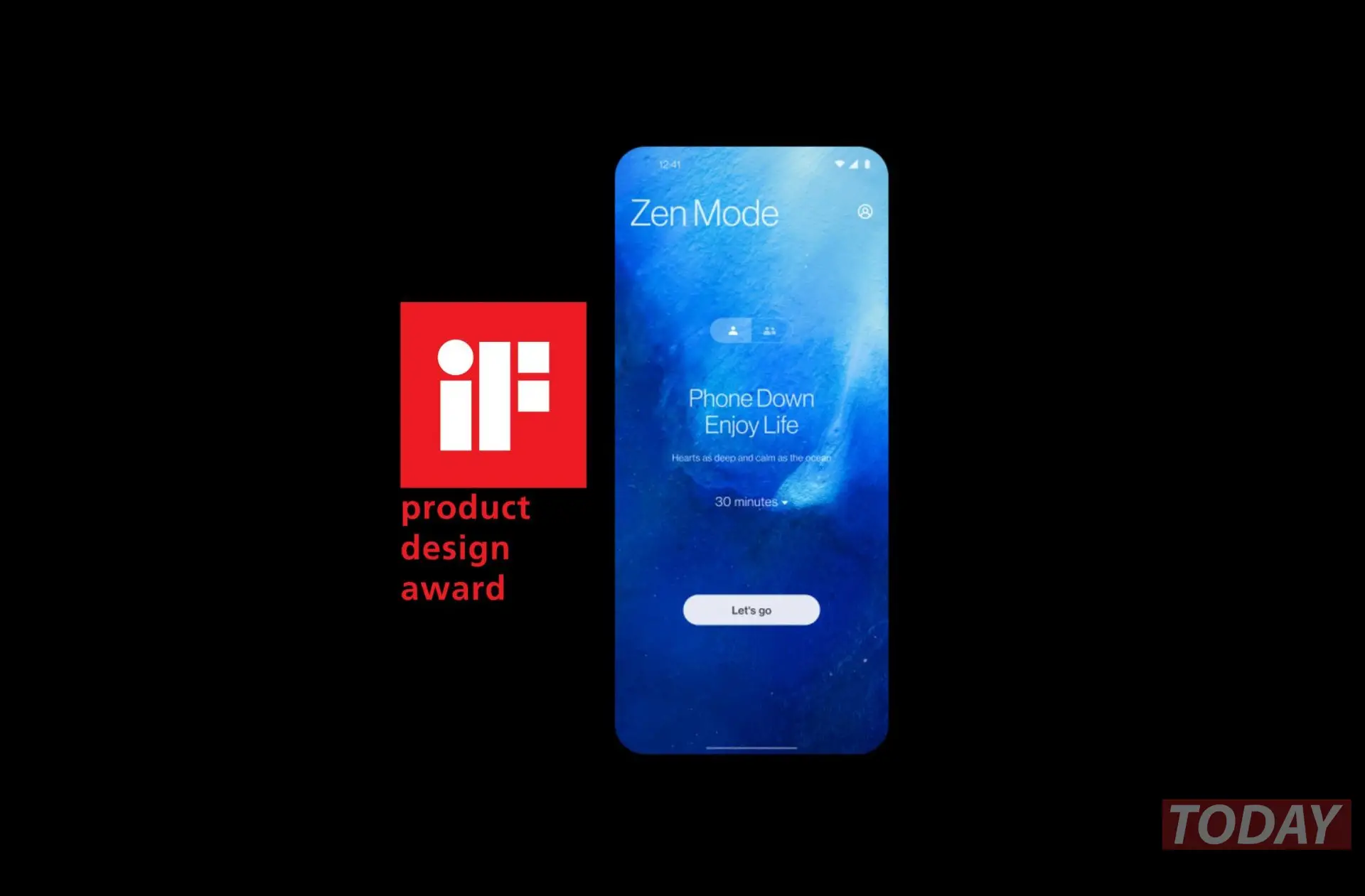 oneplus zen mode vince if design award