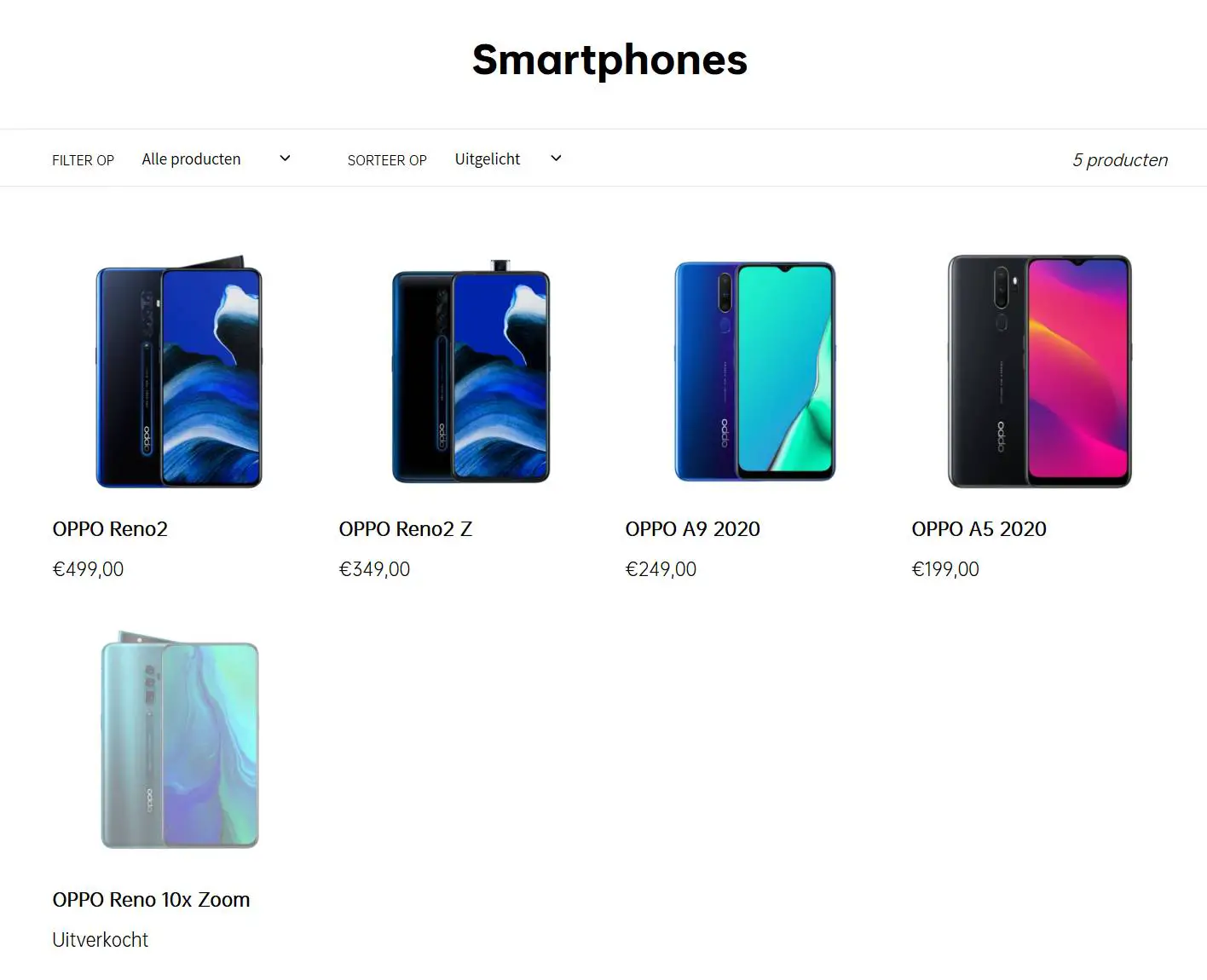 oppo apre il suo primo store online