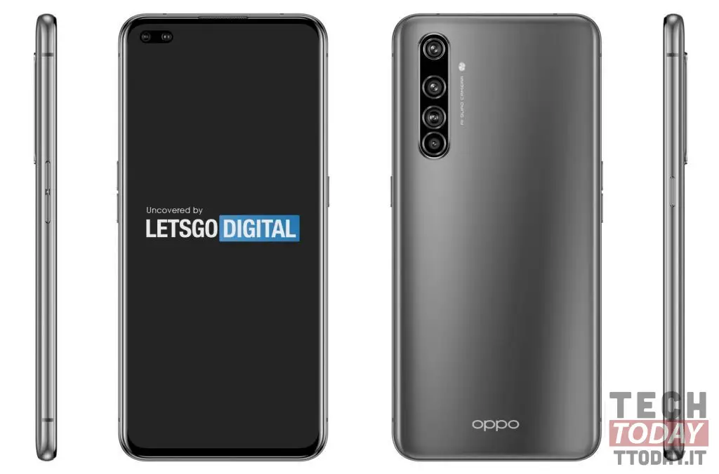 oppo reno grigio brevetto