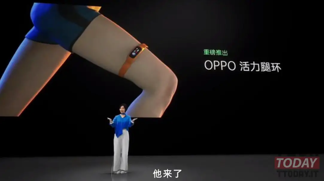 oppo smartband per le gambe