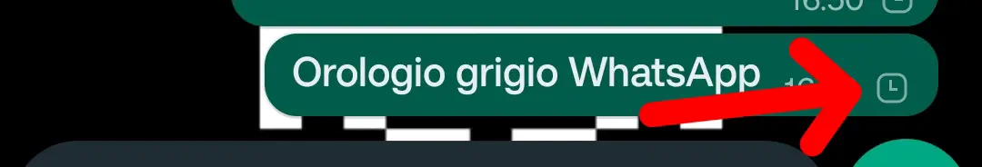 whatsapp non funziona: orologio grigio