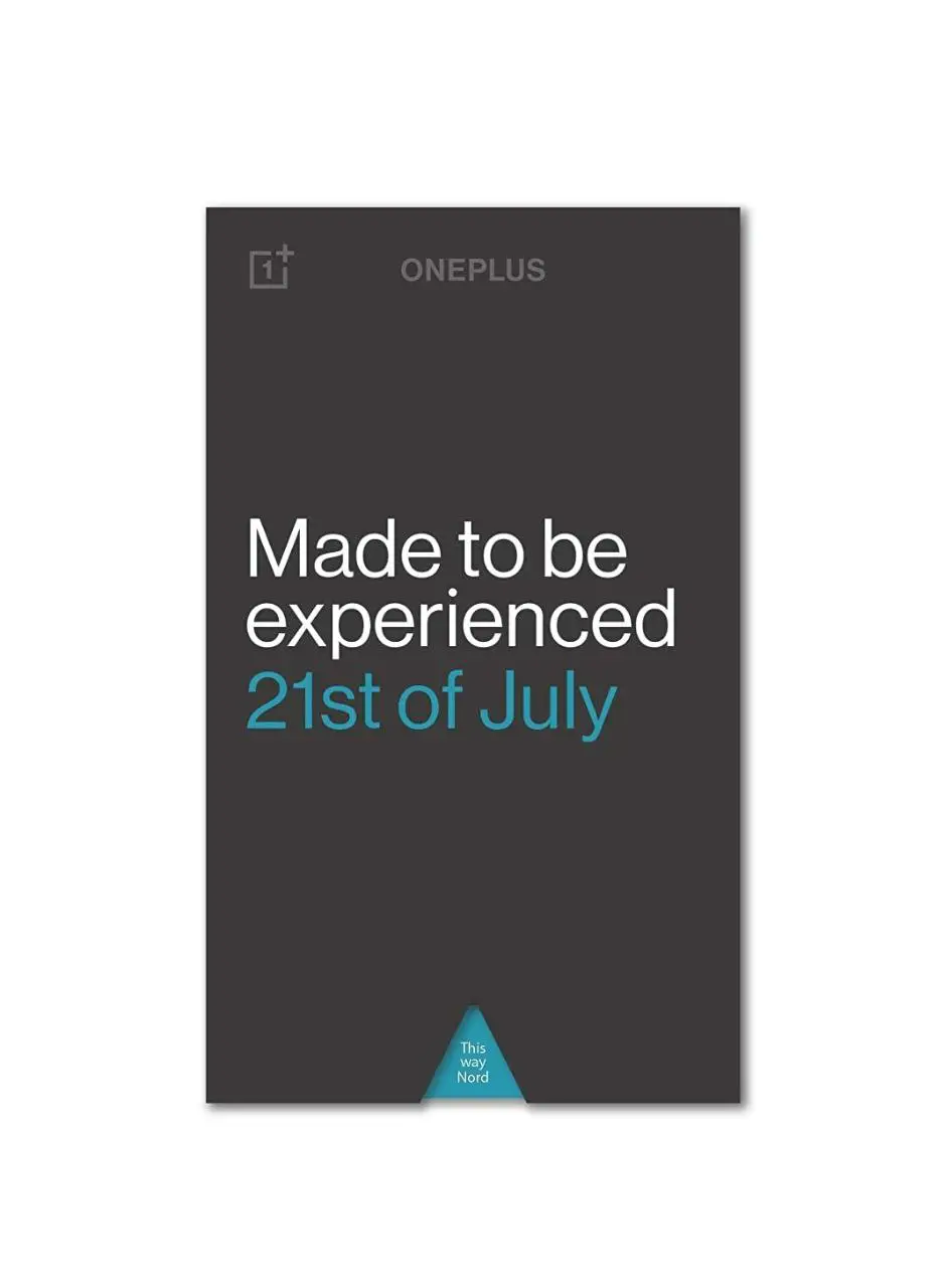 oneplus nord 공식 날짜