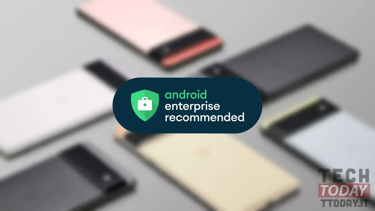Pixel 6 und 6 Pro Android Enterprise empfohlen