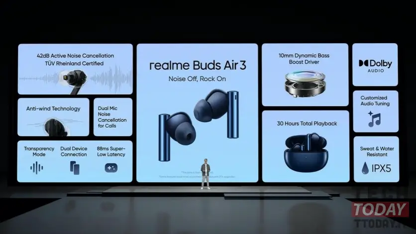 realme buds 3 air ufficiali